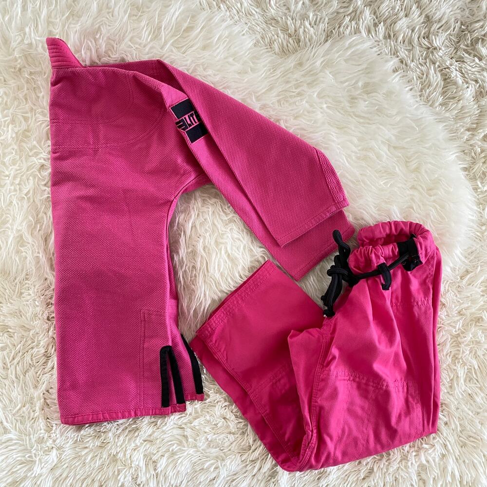 Elite Sports Core Pink Brazilian Jiu Jitsu Womens BJJ Gi, size F0